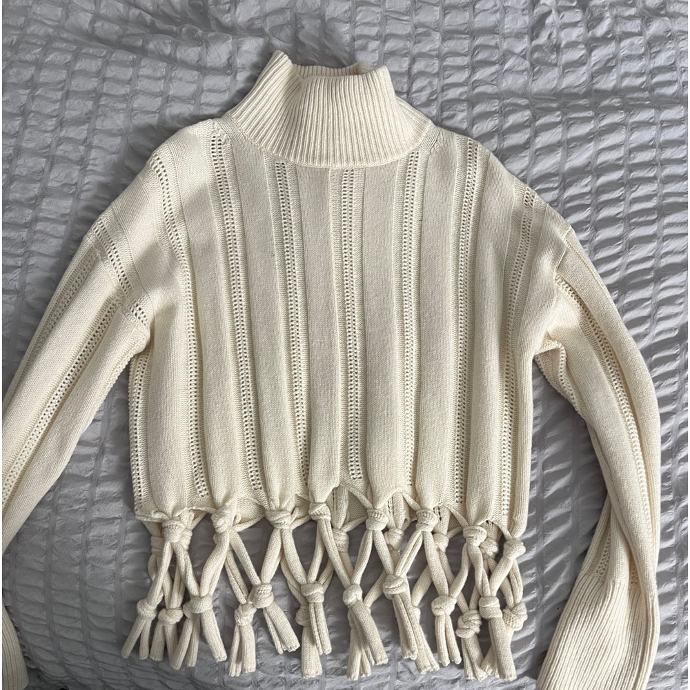 Jonathan Simkhai Tassel sweater